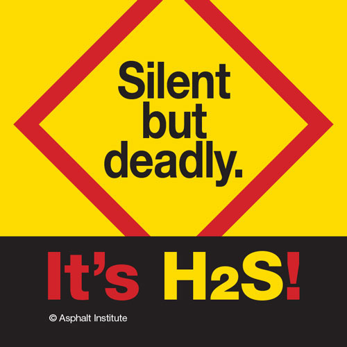 H2S HHSTKR6 (single)Sticker Silent But Deadly (Red Square)