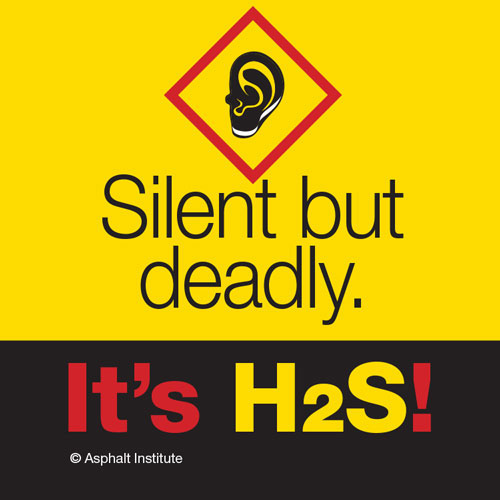 H2S HHSTKR5  Sticker Silent But Deadly (Ear Graphic)