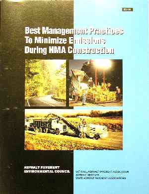 EC-101 Best Management Practices to Minimize Emissions During HMA Construction